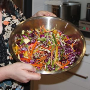 RAINBOW SALAD, LEMON & CELERY JUICE DRESSING FAMILY SIZE